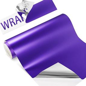 img 3 attached to 🎨 Vibrant Matte Metallic Purple Adhesive Vinyl: Craft Vinyl Roll for Signs, Letters & DIY Projects - 12"x6ft Length