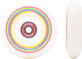 img 3 attached to 🛼 Rollerex Lollipop Boardwalk Inline Skate Wheels - 8-Pack with Bearings, Spacers, and Washers - Multiple Size Options