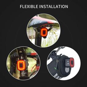 img 2 attached to 🚲 ENFITNIX USB Rechargeable Smart Bike Tail Light Cubelite II - Enhance Cycling Safety with Water-Proof Brake Sensing & Auto On/Off in Day/Night Modes for All Road Bikes