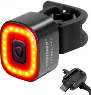 🚲 enfitnix usb rechargeable smart bike tail light cubelite ii - enhance cycling safety with water-proof brake sensing & auto on/off in day/night modes for all road bikes logo