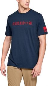 img 4 attached to Under Armour Freedom T Shirt Blackout Sports & Fitness for Team Sports