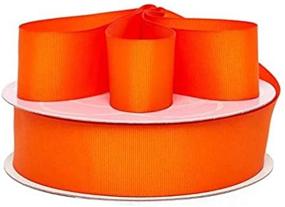 img 4 attached to Orange Grosgrain Ribbon 50 Yards