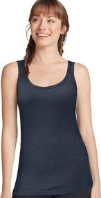 img 2 attached to Jockey Women's Rib Tank - Activewear for Enhanced Performance