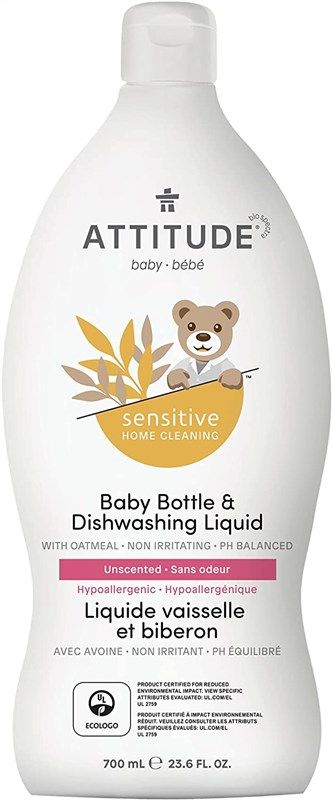 attitude natural bottle dishwashing fragrance 标志