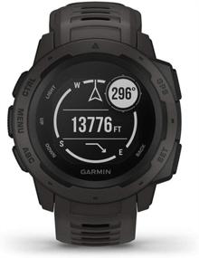 img 2 attached to 🌲 Garmin Instinct Rugged Outdoor Watch with GPS and Heart Rate Monitoring Graphite (010-02064-00) + Deco Essentials 2-Pack Screen Protector Combo