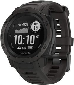 img 3 attached to 🌲 Garmin Instinct Rugged Outdoor Watch with GPS and Heart Rate Monitoring Graphite (010-02064-00) + Deco Essentials 2-Pack Screen Protector Combo
