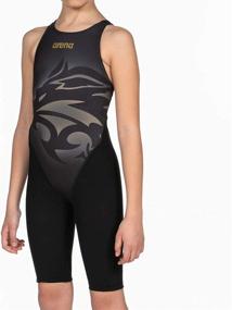 img 3 attached to 👙 Arena Powerskin ST 2.0 Girl's Open Back Junior Racing Swimsuit