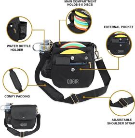 img 3 attached to 🥏 QOGIR Lightweight Disc Golf Bag: Durable Frisbee Golf Bag with 8+ Disc Capacity - Perfect for Disc Golf Newbies!