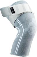 👣 arthritishope bamboo charcoal knee compression sleeve: relieve knee pain, boost performance, support acl - ideal for running, weightlifting, arthritis, sports, gym (men and women) logo