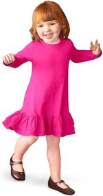 img 4 attached to 👗 Girls' Clothing and Dresses: City Threads Little Cotton Jersey