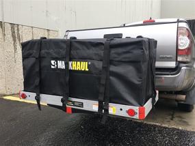img 2 attached to 🧳 MAXXHAUL 70209 Hitch Mount Weatherproof Cargo Carrier Bag 47" x 20" x 20