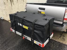 img 3 attached to 🧳 MAXXHAUL 70209 Hitch Mount Weatherproof Cargo Carrier Bag 47" x 20" x 20
