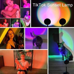 img 1 attached to 🌅 Introducing SOKHNA Sunset Lamp: Your Perfect Romantic Sunset Projector & Color Changing Night Light