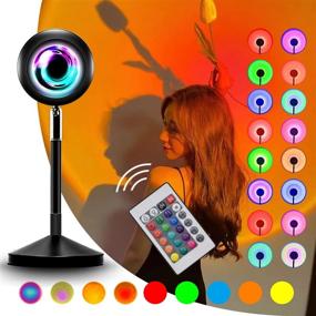 img 4 attached to 🌅 Introducing SOKHNA Sunset Lamp: Your Perfect Romantic Sunset Projector & Color Changing Night Light