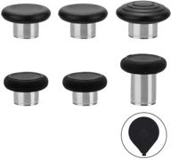 🎮 xbox one elite controller series 2 6-in-1 metal mod swap thumbsticks joysticks with magnetic analog stick grips (черный - модель 1797) логотип