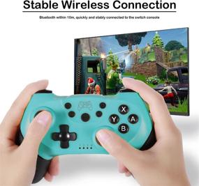 img 3 attached to 🎮 Sefitopher Wireless Controller - Nintendo Switch, PC Compatible, Pro Gamepad - Gyro Axis, Turbo, Dual Vibration Support