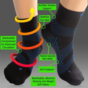 img 2 attached to TechWare Pro Ankle Brace Compression Outdoor Recreation