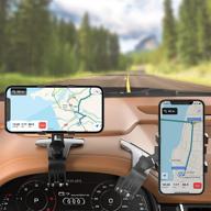 📱 upgrade your car with the 2021 wipalor dashboard phone holder mount – universal big clamp for iphone, samsung, moto, and more! logo