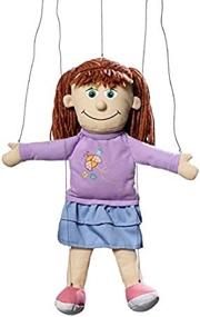 img 1 attached to Enticing Peach Girl Marionette String Puppet: Exquisitely Handcrafted Masterpiece