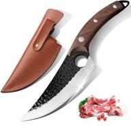 🔪 ultimo knives: butcher knife with sheath - portable, ultra sharp cutlery for kitchen, home, camping & survival logo