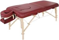 master massage eva 30-inch portable pregnancy multi-functional 🛏️ massage therapy beauty bed couch in burgundy - enhanced seo logo