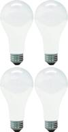 💡 ge lighting 10429 150-watt a21 light, soft white (pack of 4): illuminating your space with energy-efficient brilliance logo