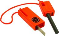 🔥 sparkforce fire starter – durable construction, lanyard, camping, backpacking, hiking, emergency, outdoor survival – orange, one size (20-310-259) логотип