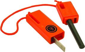 img 4 attached to 🔥 SparkForce Fire Starter – Durable Construction, Lanyard, Camping, Backpacking, Hiking, Emergency, Outdoor Survival – Orange, One Size (20-310-259)