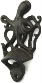 img 2 attached to Hampton Nautical K 9116 Cast Iron Mounted Octopus