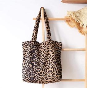 img 3 attached to Monday Leopard Shoulder Handbag Satchel: Chic Women's Handbags, Wallets, and Satchels