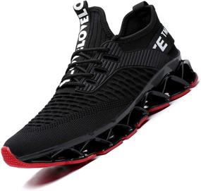 img 4 attached to Chopben Sneakers - Men's Lightweight Athletic Shoes, Breathable and Comfortable