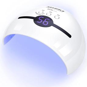 img 4 attached to 💅 48W UV LED Nail Lamp by NAILGIRLS: Automatic Sensor, 3 Timer Settings, Gel Polish Light Curing Lamp for Manicure Pedicure