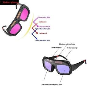 img 2 attached to 👓 Welding Glasses True Color View - Professional Eye Protection PC Glasses
