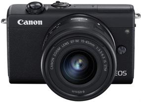 img 3 attached to 📷 Canon EOS M200 Compact Vlogging Camera with EF-M 15-45mm Lens - 4K Video, Touch Panel LCD, Wi-Fi & Bluetooth - Black