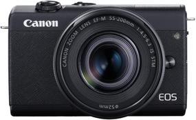 img 4 attached to 📷 Canon EOS M200 Compact Vlogging Camera with EF-M 15-45mm Lens - 4K Video, Touch Panel LCD, Wi-Fi & Bluetooth - Black