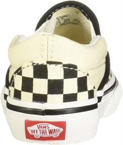 img 2 attached to Vans Classic Slip-On Preschool Checkerboard Boys' Loafer Shoes