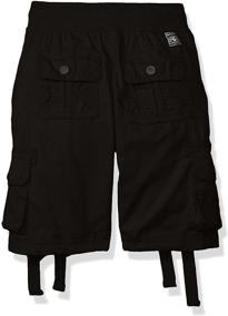 img 3 attached to 🩳 Stylish Solid-Colored Southpole Twill Cargo Shorts for Little Boys