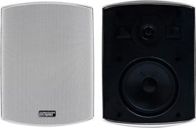 img 1 attached to 🔊 Enhance Your Outdoor Audio Experience with Earthquake Sound AWS-502W All-Weather Indoor/Outdoor Speakers in Matte White (Pair)