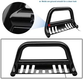 img 1 attached to 🚗 AUTOSAVER88 Bull Bar with LED Light Bar for Dodge RAM 1500 - Premium Tubing Front Grille Brush Push Bumper Guard with Skid Plate Light Mount