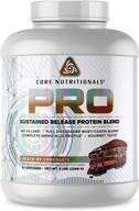 🏋️ get long-lasting fuel with core nutritionals pro sustained release protein blend - 25g protein, 2g carb, 71 servings (chocolate) logo
