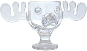 img 1 attached to 🦌 Set of 2 Officially Licensed National Lampoon's Christmas Vacation Glass Moose Mugs