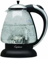 🔥 capresso 259.04 h2o plus matte silver water kettle - 48 oz, enhanced seo логотип