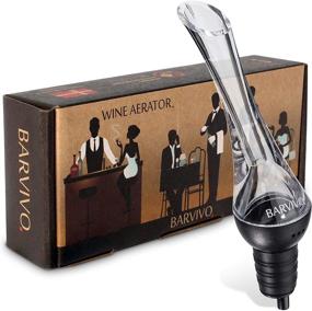 img 4 attached to Wine Aerator Pourer by Barvivo - The Ultimate Red Wine Enhancer: Effortlessly Triple the Flavors with the Classic Aerating Decanter Spout - Ideal for Bottles of Red Wine - Spill-Free Pouring from Your Wine Bottle