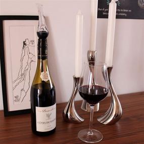 img 2 attached to Wine Aerator Pourer by Barvivo - The Ultimate Red Wine Enhancer: Effortlessly Triple the Flavors with the Classic Aerating Decanter Spout - Ideal for Bottles of Red Wine - Spill-Free Pouring from Your Wine Bottle