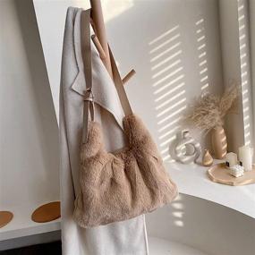 img 3 attached to 👜 Универсальная и Шикарная: Сумка через плечо с завязкой Хайди для женских сумок и кошельков