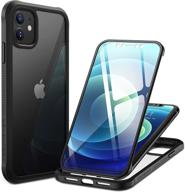 📱 youmaker design for iphone 11 case: clear tempered glass protection with screen protector - onyx, 6.1 inch logo