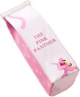 🥛 large capacity cute milk carton pencil case cosmetic bag by warmword (long tail cat) - 8 colors, zipper closure logo