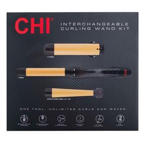 img 3 attached to 🔥 CHI Interchangeable Curling Wand - Inverted Tapered Barrel (0.5"-1.25"), Lightweight Design (1 lb)