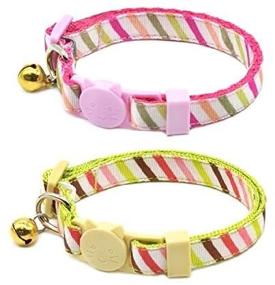 img 3 attached to Fantasia Pet Breakaway CAT Collar Cats and Collars, Harnesses & Leashes