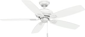 img 4 attached to 🔥 Casablanca Utopian Ceiling Fan with Pull Chain Control - Ideal for Indoor and Outdoor Use